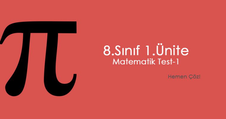 8.Sınıf Matematik Çarpanlar ve Asal Çarpanlar Test-1