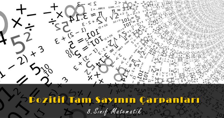 8.Sınıf Matematik Pozitif Tam Sayının Çarpanları Test-1